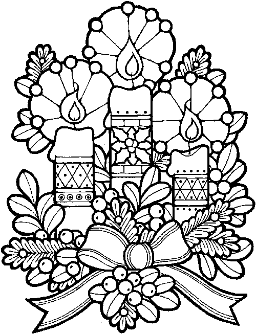 xmas coloring pages for adults - photo #40
