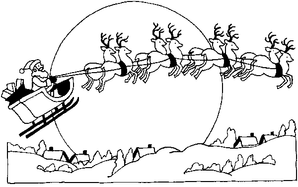 santa sleigh coloring pages. This printable Christmas coloring page comes care of Christmas-Activities. 