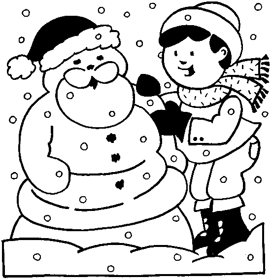 Free Printable Snowman Coloring Pages. Free Printable Worksheets