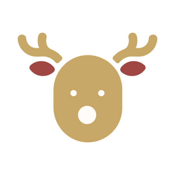 Pin the nose on Rudolph